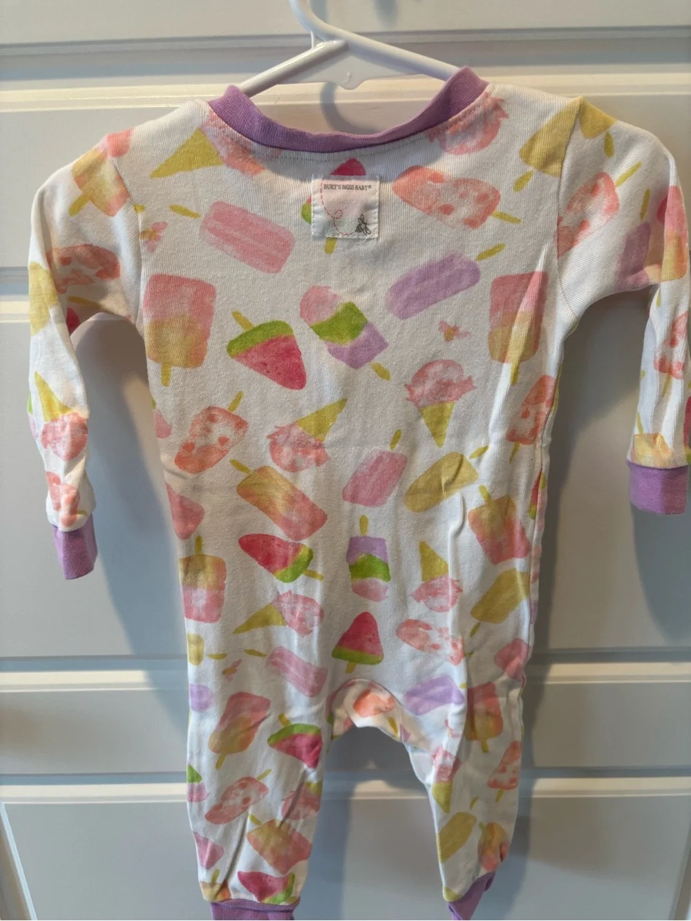 Bundle of Three Girls-Two Footies and One Playsuit Burt’s Bees/Little Me